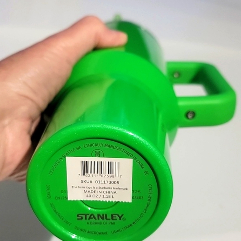 Stanley x Starbucks Target Exculsive 2025 PEARL GREEN 40oz Tumbler Quencher NWT - Picture 6 of 13